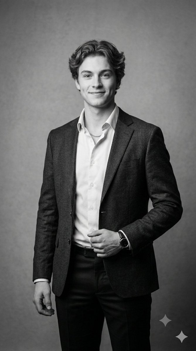 Classic Black and White Male Studio Portraits 4