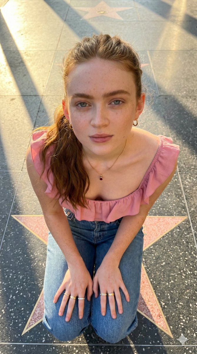 Golden Hour Candid Portrait on Walk of Fame 5