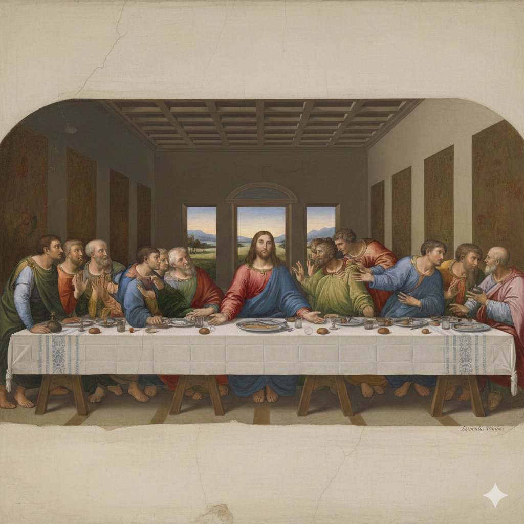 Da Vinci's Last Supper Style Image Generation 2