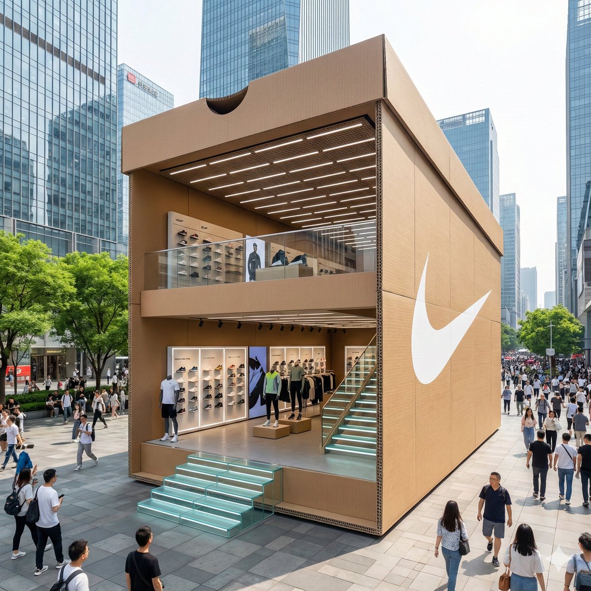 Ultra-Photorealistic Luxury Pop-Up Store Prompt 4