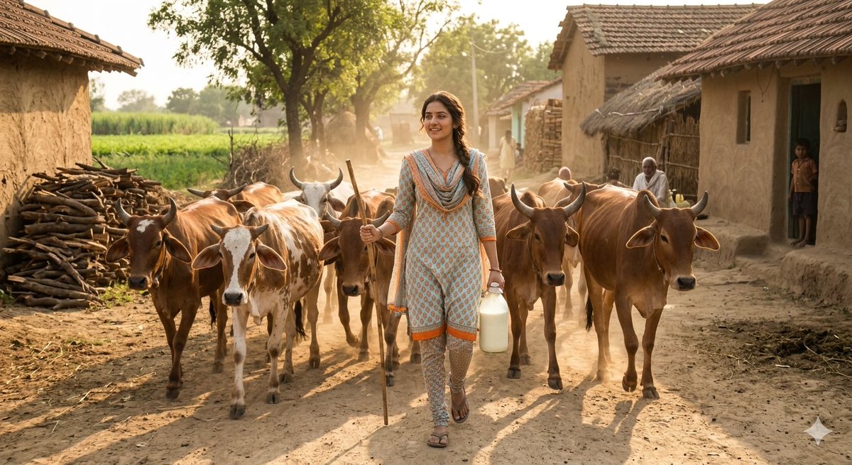 Rustic Rural India Portrait 1