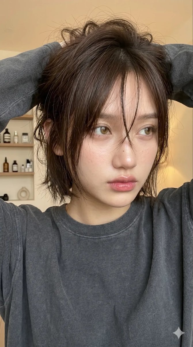 Cozy Bob Hair Portrait 2