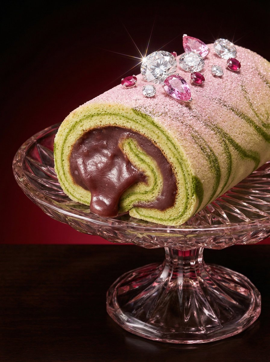 Luxury Dessert Still Life with Diamonds and Molten Center 3