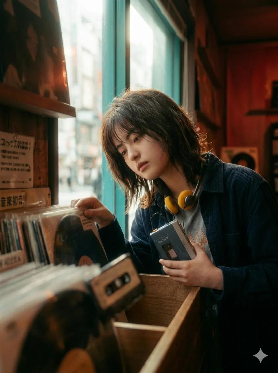 90s Japanese Indie Music Store Aesthetic 2
