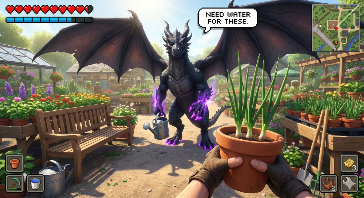 Dark Dragon vs Vegetations Battle 1