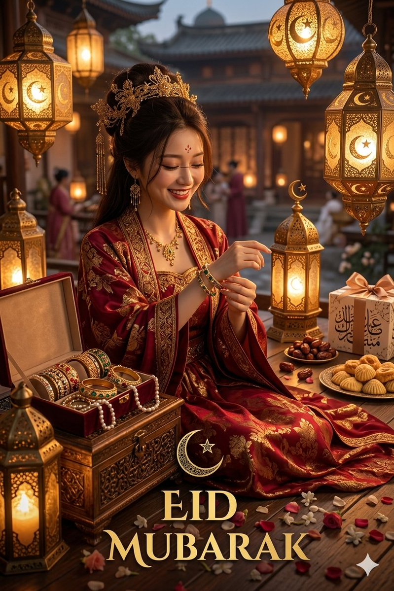 Eid Mubarak Traditional Portrait 1
