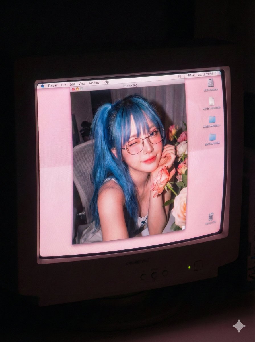 Old Computer Effect Portrait Prompt 1