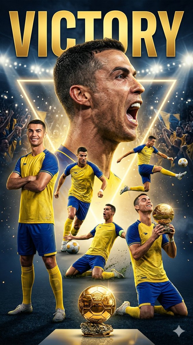 Cristiano Ronaldo Victory Poster 1