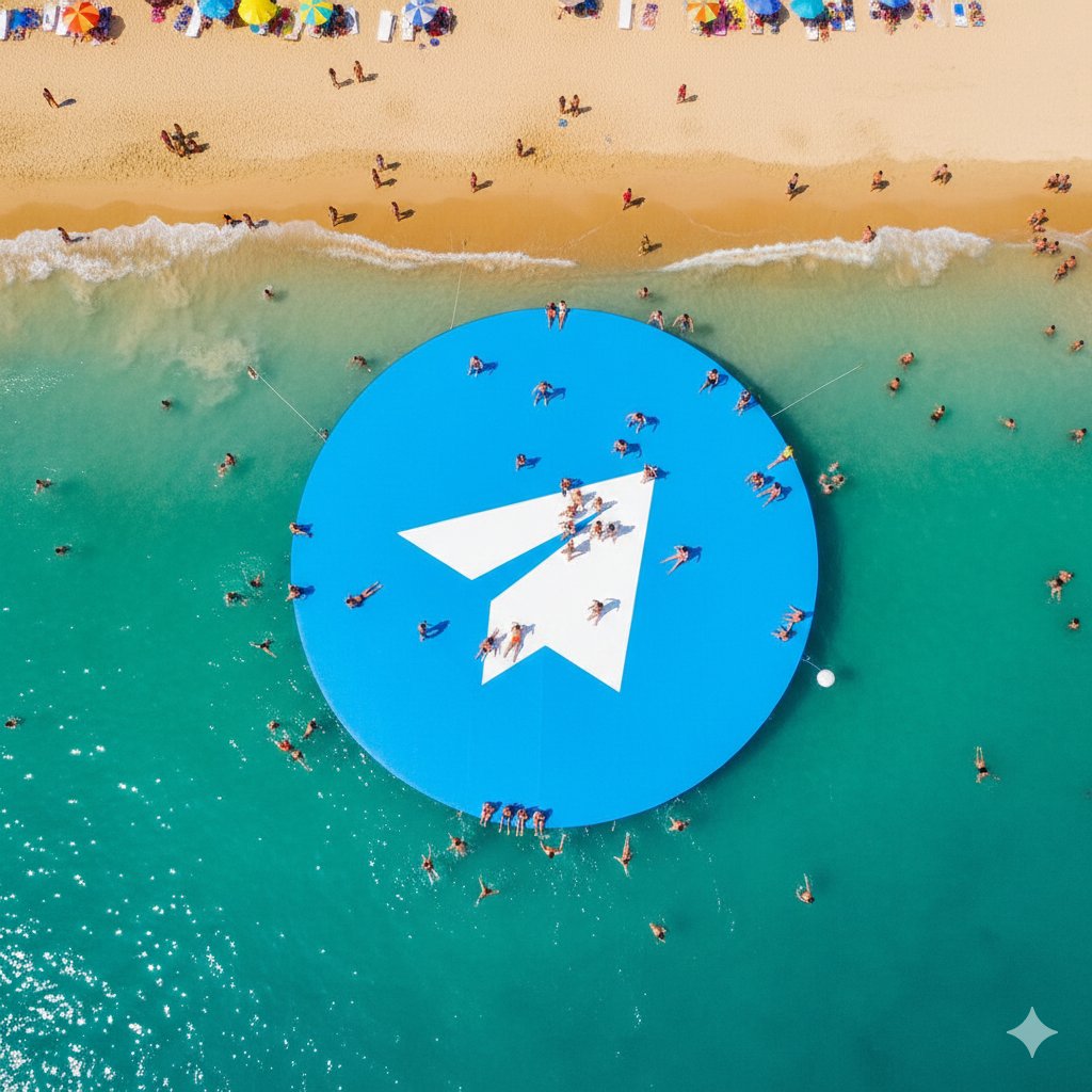Giant Inflatable WhatsApp Mermaid Logo on Ocean 3