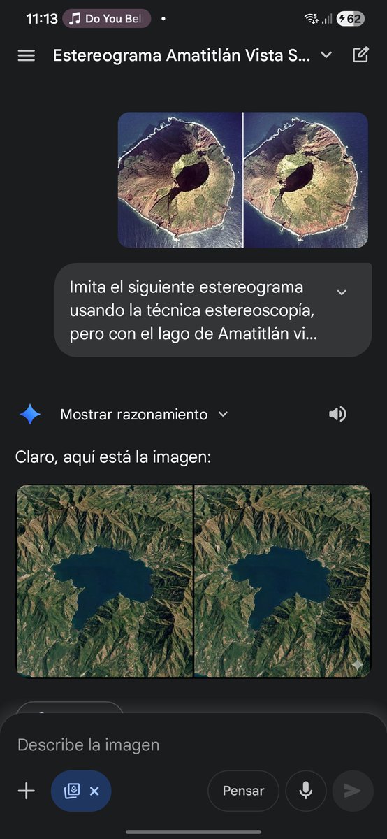 Stereogram of Amatitlán Lake from above 1