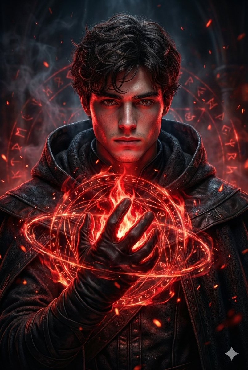 Hyperrealistic Dark Sorcerer Portrait 1