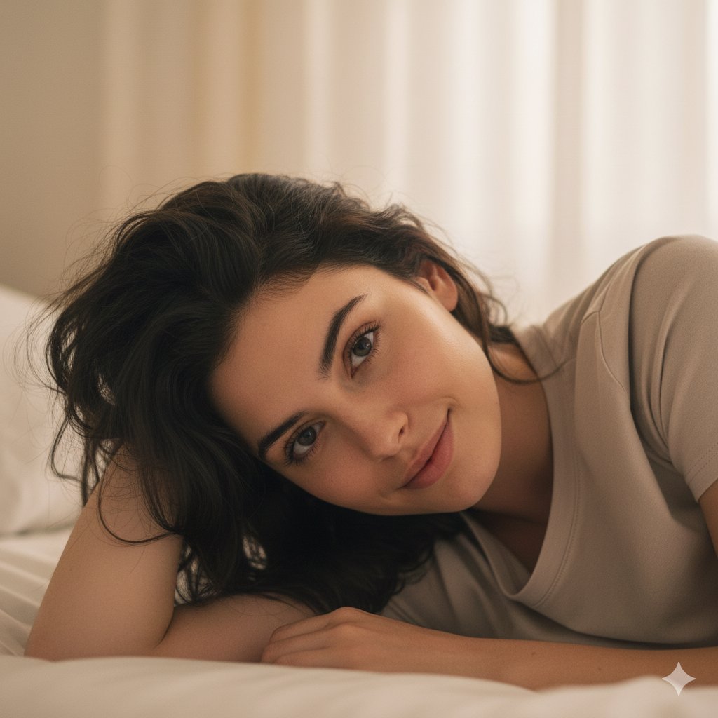 Structured Prompt for Natural Soft Portrait in Bedroom 1
