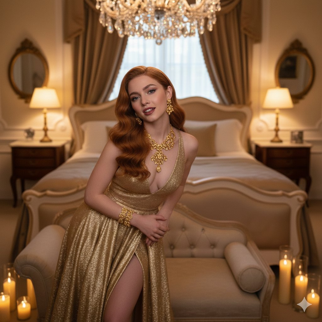 Luxury Bedroom Mirror Selfie 1