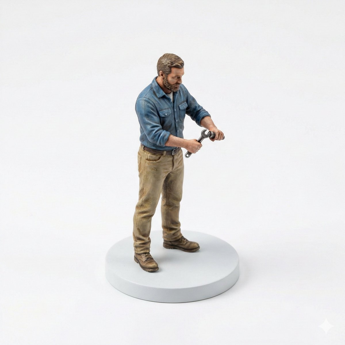 Selfie to Isometric Figurine Prompt Template 2