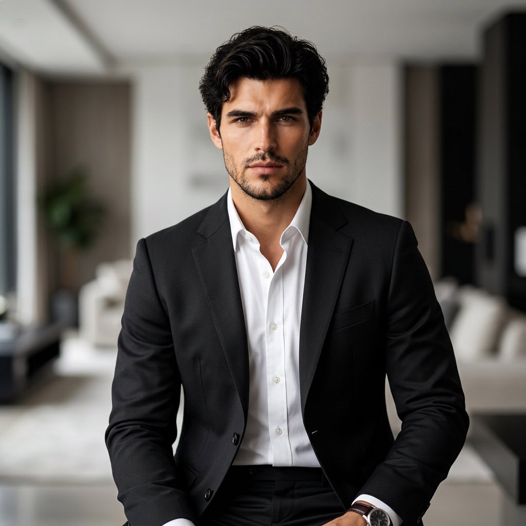 Premium Formal Wear Portrait with Identity Preservation 3