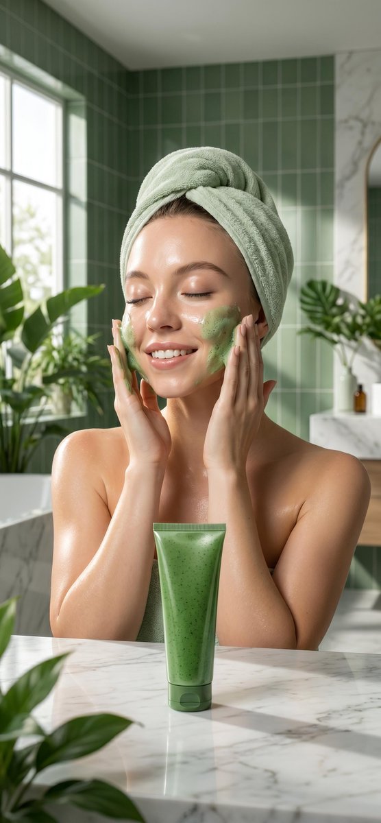 Realistic Skincare Advertisement Photography 1