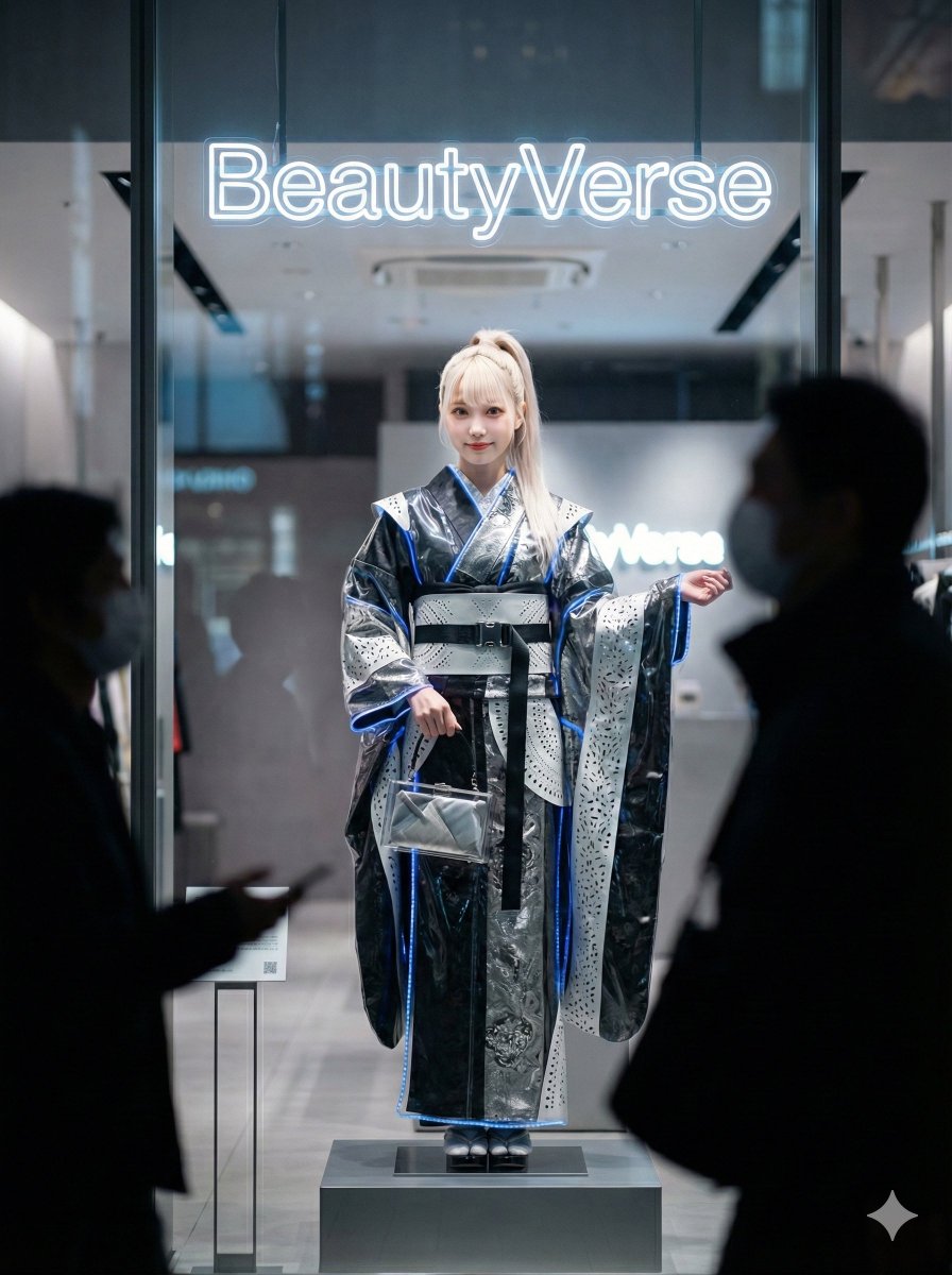 Futuristic Neo-Kimono Display Window Prompt (Part 1) 2