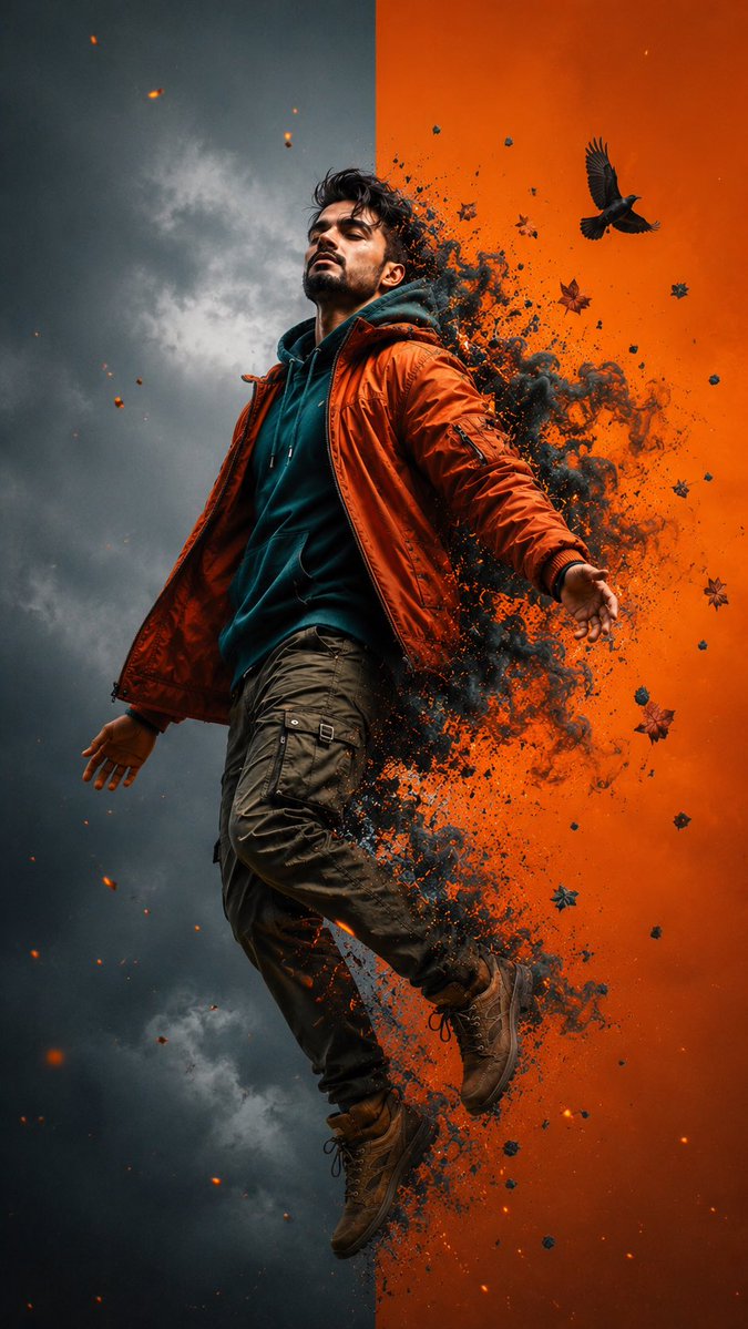 Cinematic Levitation Portrait Transformation 1