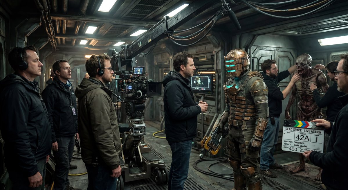 Live-action video game BTS scene 4