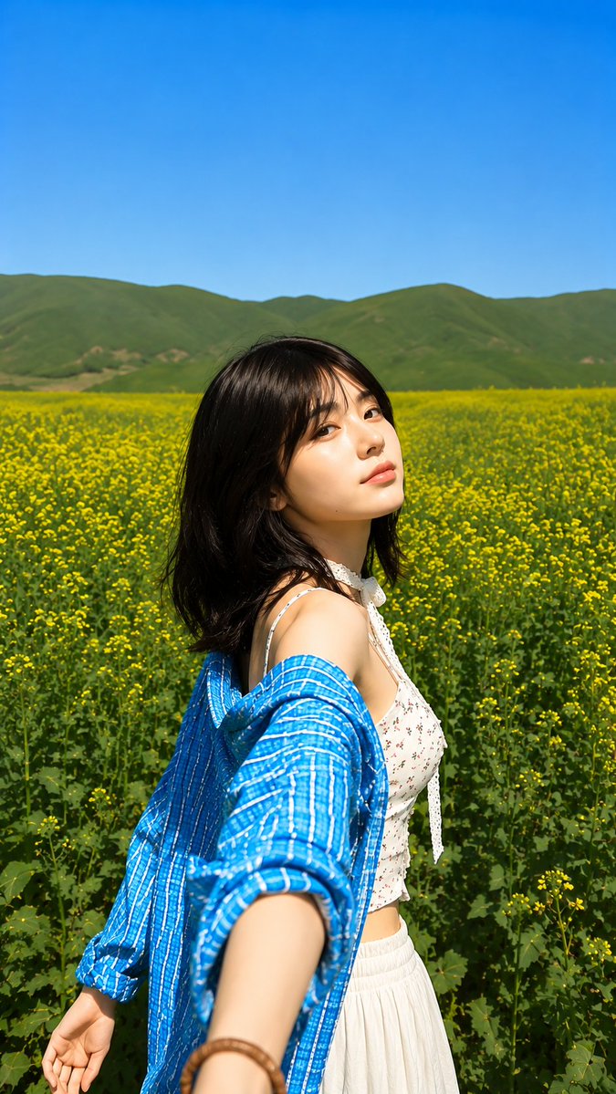 Rapeseed Field Editorial Fashion Photography 3