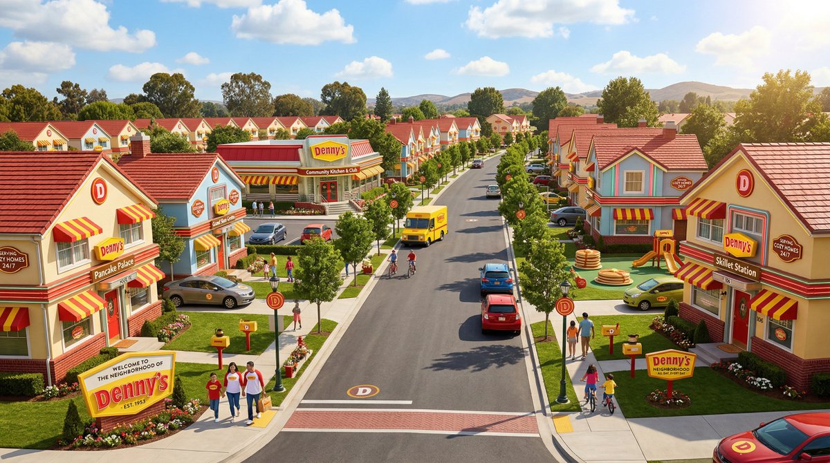 Suburban Neighborhood Designed by Fast Food Chains 4