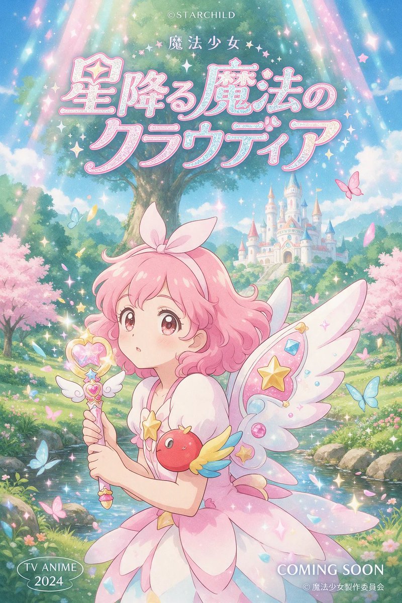 漫画 / 故事板 - Nano Banana Pro 魔法少女动漫主视觉提示词 4