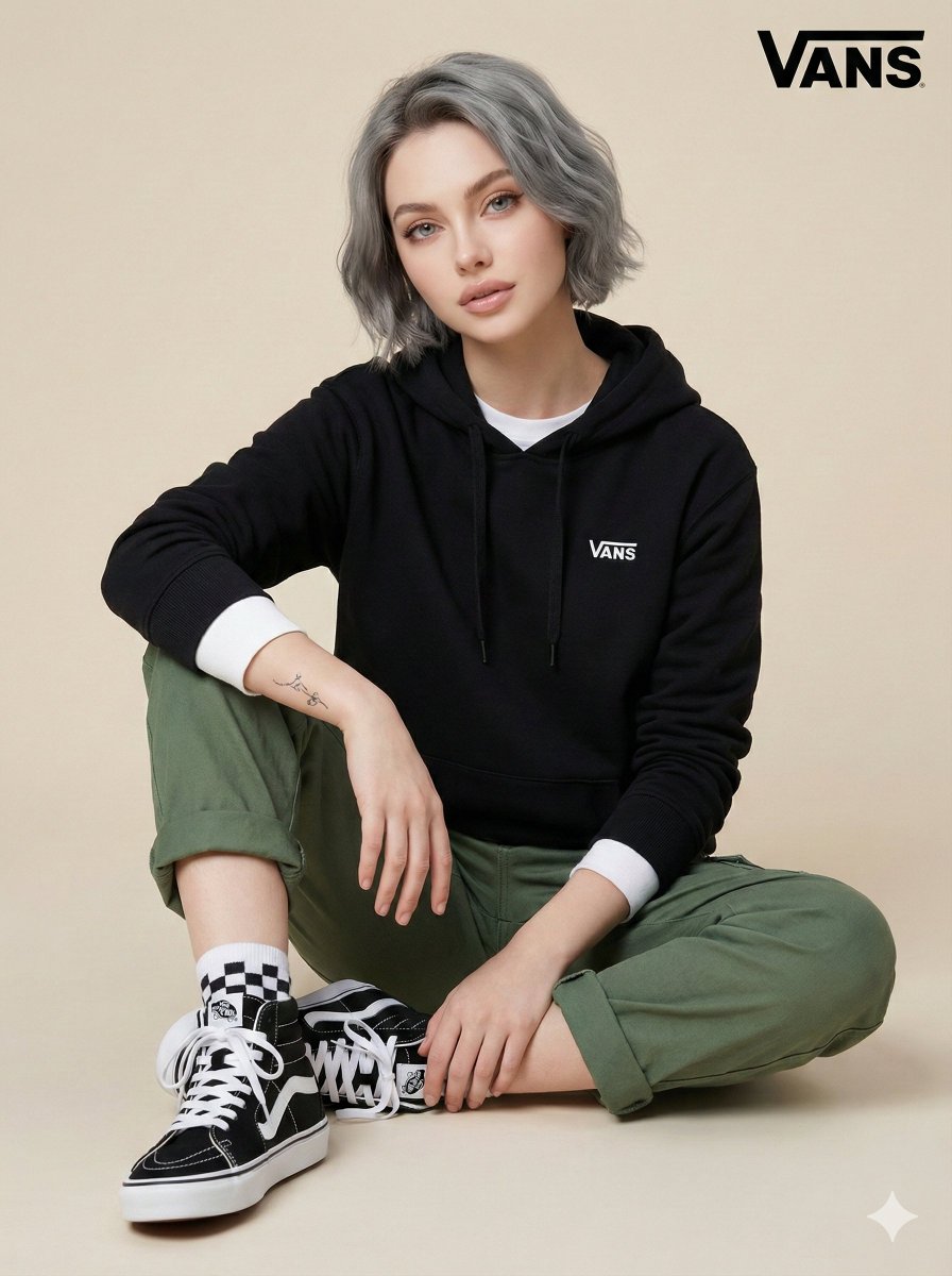Casual Studio Portrait with Identity Preservation Prompt 2