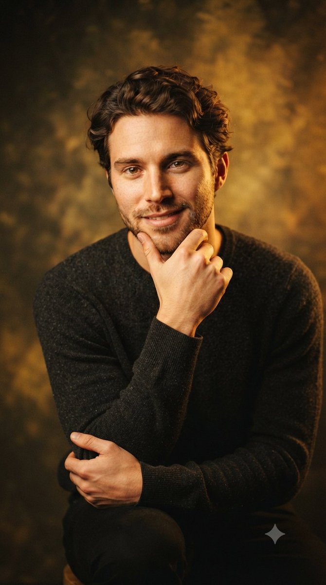 Handsome Studio Style Male Portrait 1