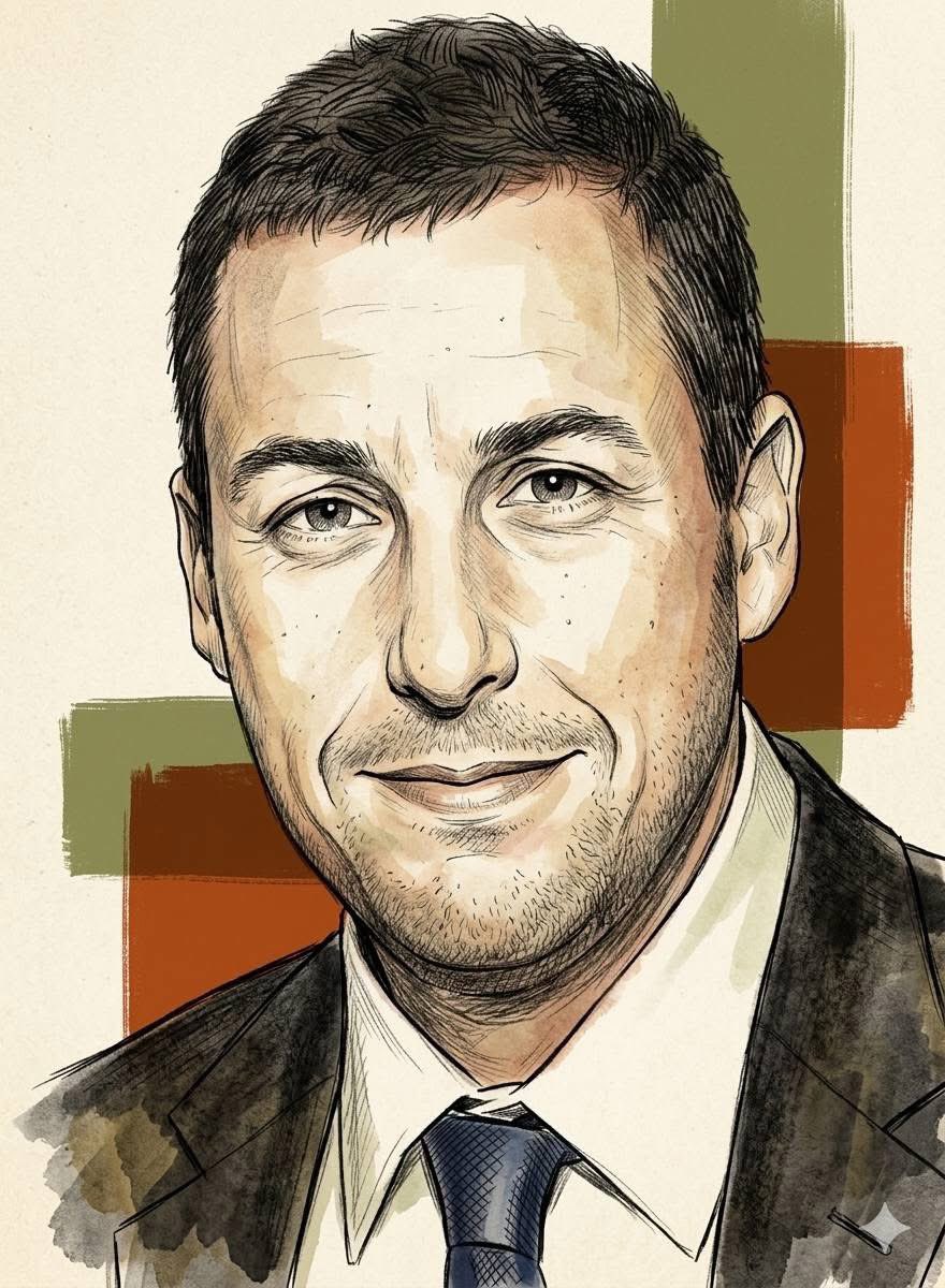 Editorial Sketch Portrait Illustration 1