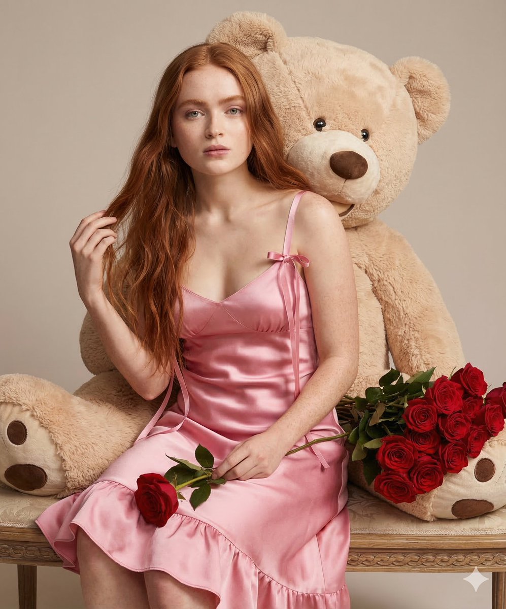 Romantic Teddy Bear Fashion Photography 2
