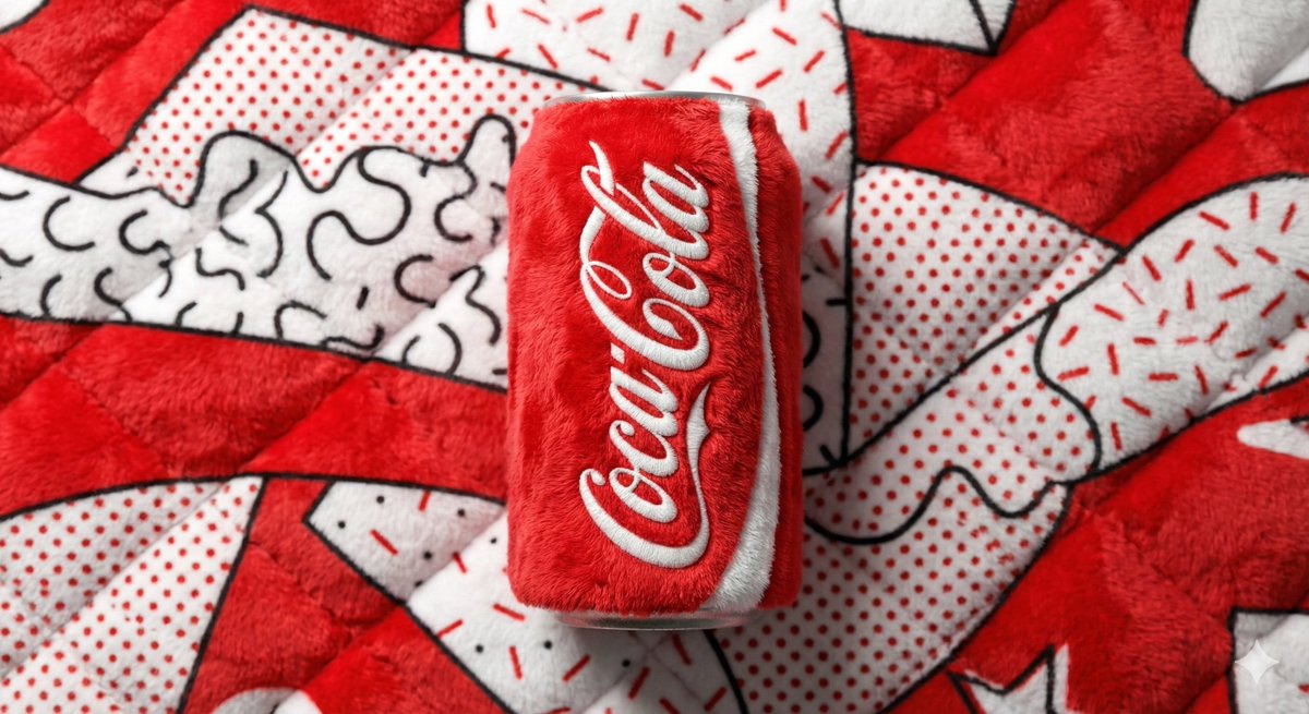 Pop Art Plush Product Shot of a Beverage Can 1