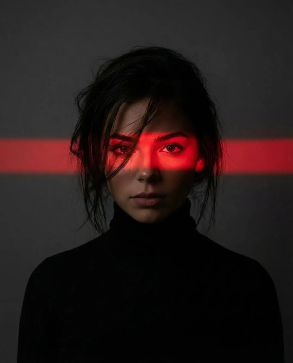 Cinematic Cyberpunk Portrait Pair 1