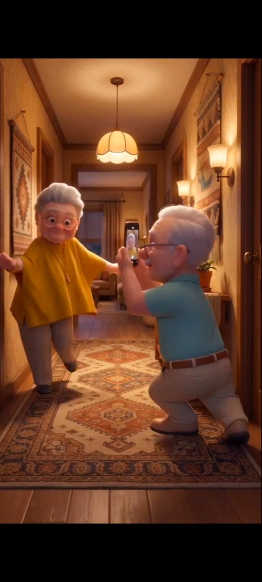 YouTube Thumbnail - Cozy Vintage Hallway Dance Scene 1