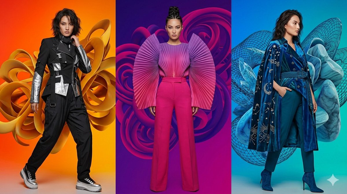 Fashion Campaign Triptych Layout 1