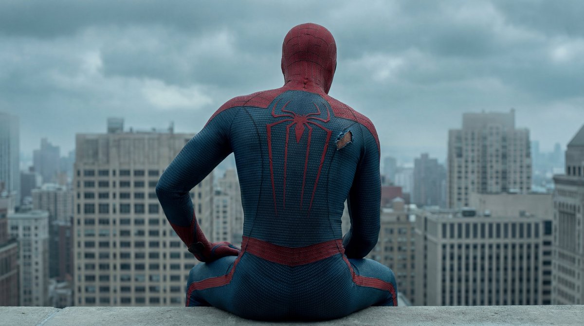 Cinematic Superhero Rooftop Prompt 1