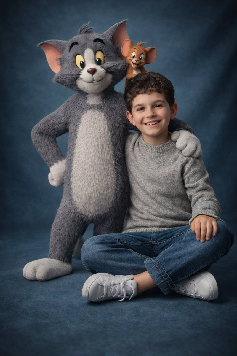 Ultra-Realistic 3D Cinematic Portrait with Tom and Jerry 2