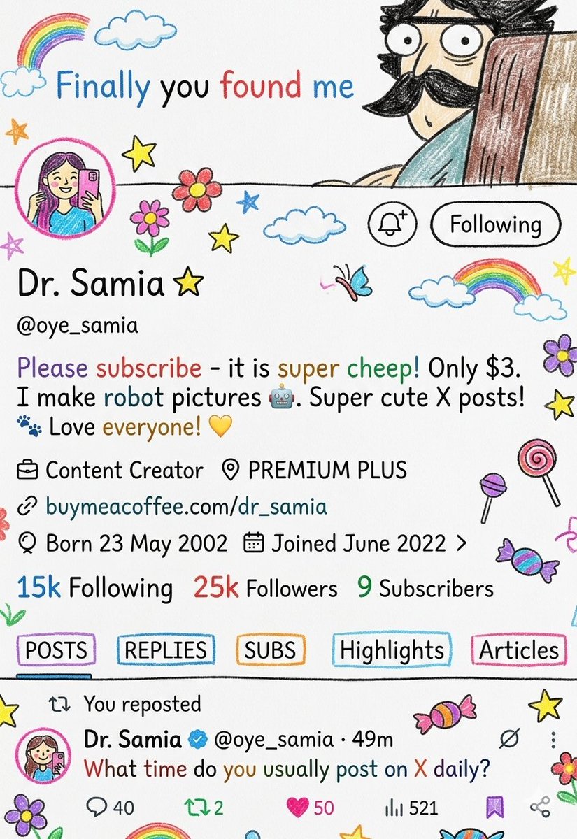 Crayon Style Profile Transformation 1