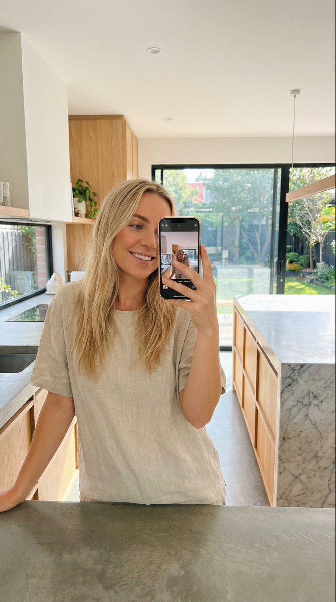 Selfie in a Modern Kitchen 2