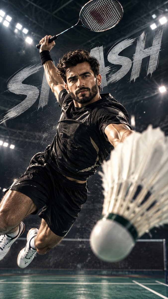 YouTube Thumbnail - Cinematic Badminton Smash GPT Image 2 1