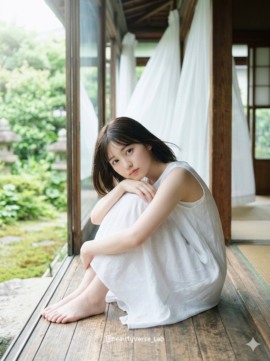 Translucent Airy Japanese Idol Photoshoot 3