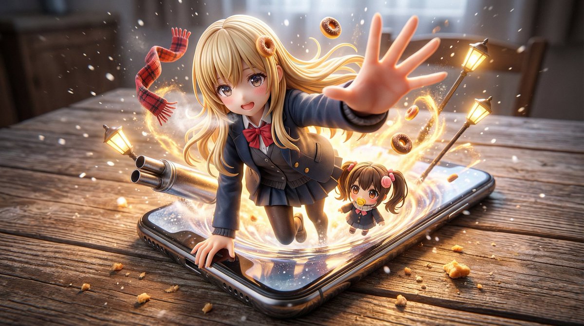 Character Emerging from Smartphone Screen (Forced Perspective) 4