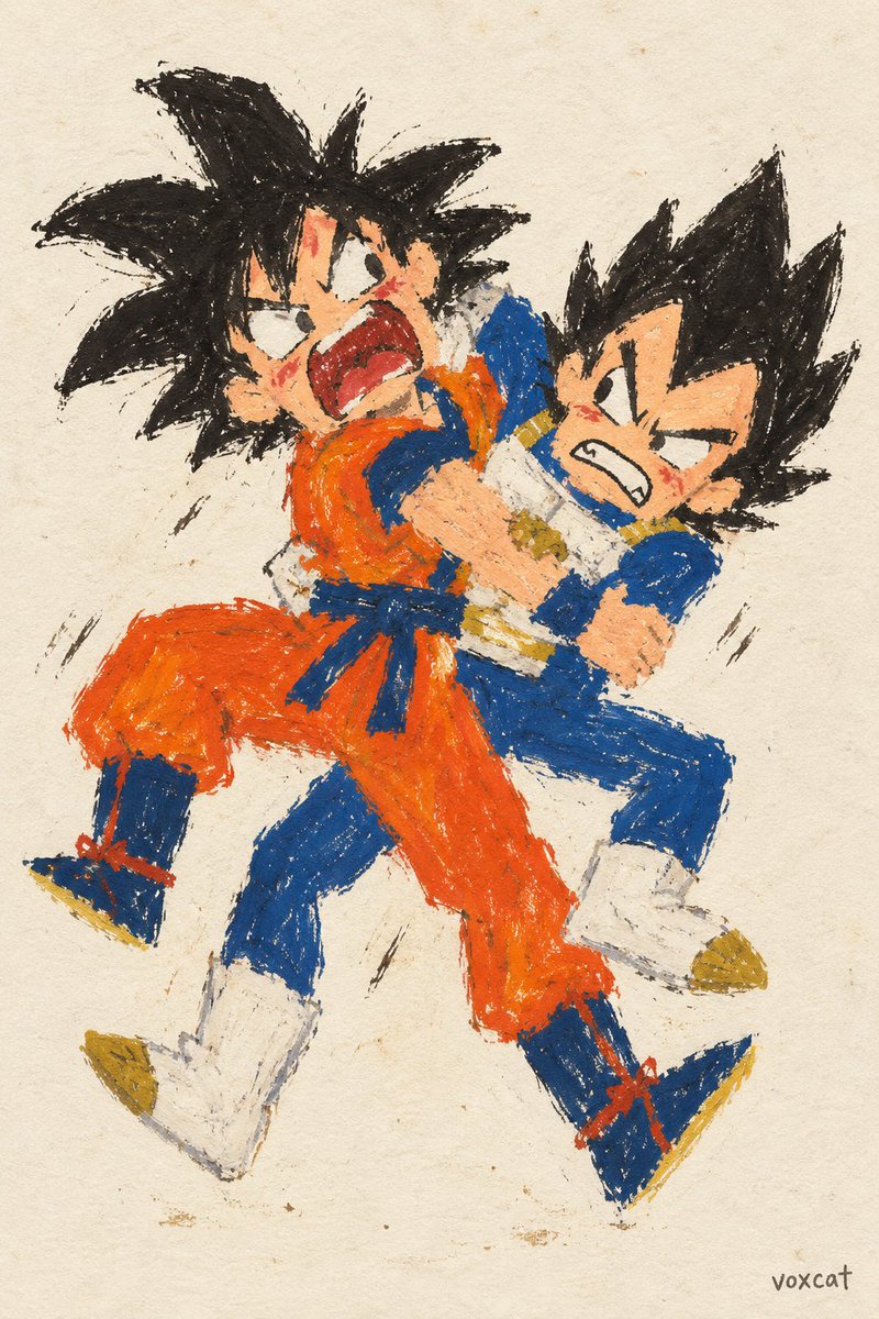 Comic / Storyboard - Neo-Naive Style Character Fight Illustration Prompt 3