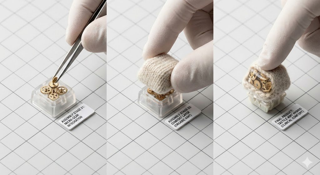 Mechanical Keyboard Keycap Product Photography Prompt 1