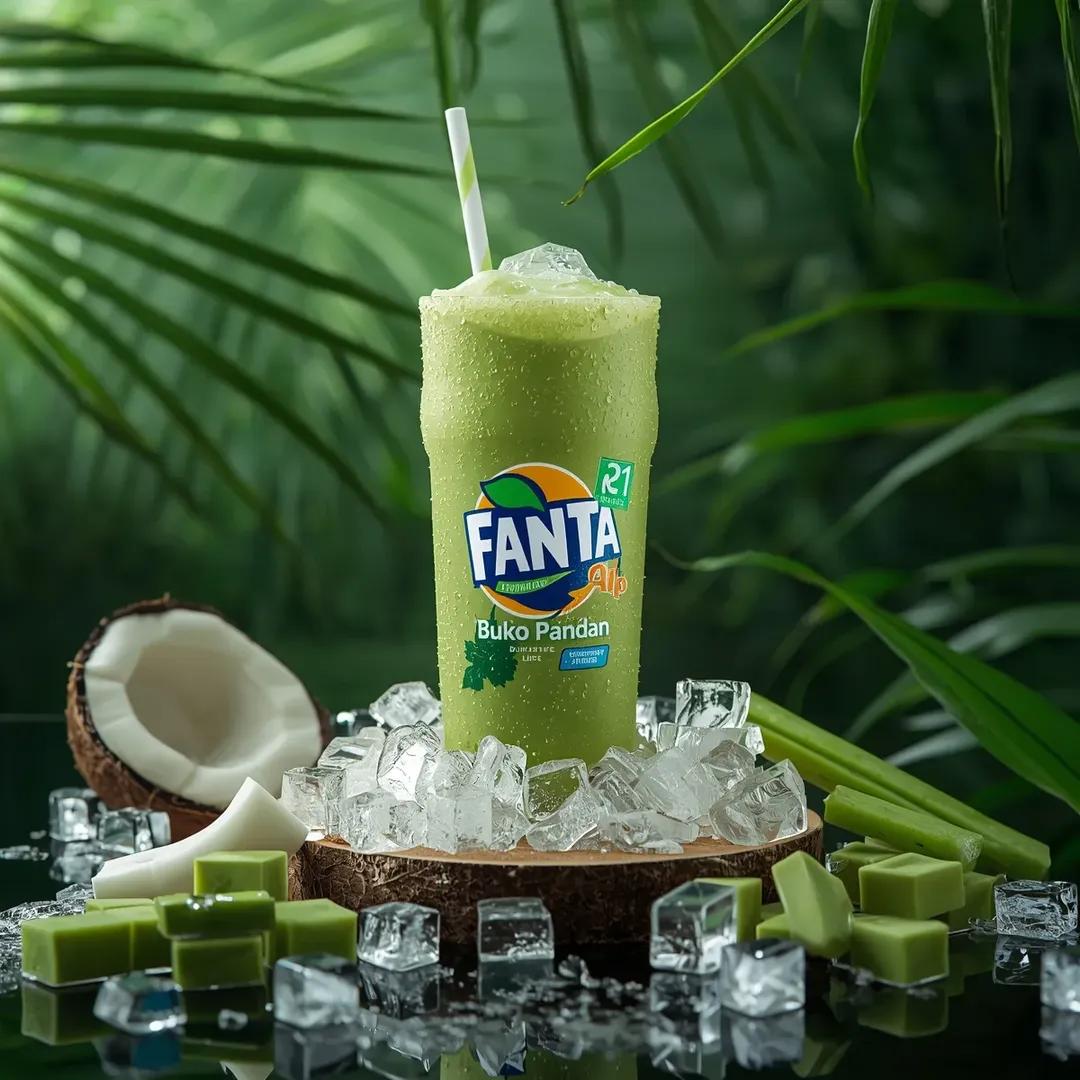 Hyper-realistic Fanta Product Shot Prompt 1