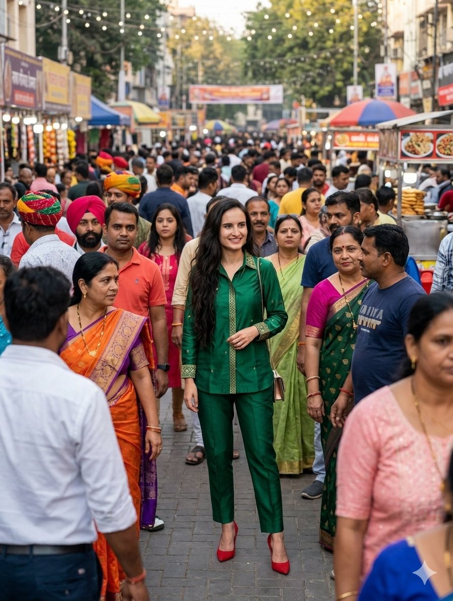Indian Street Market Portrait 1