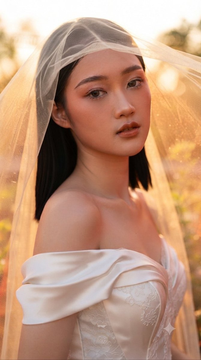 Ethereal Sunset Bride Portrait 3