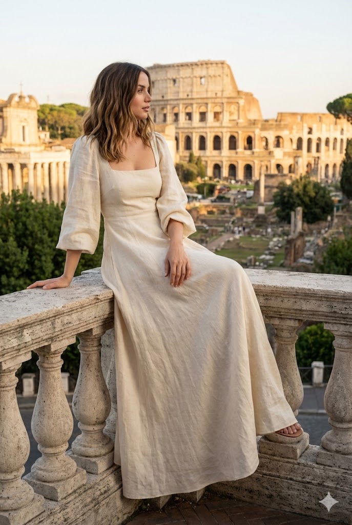 Ana de Armas Fashion Editorial in Rome (Duplicate) 2