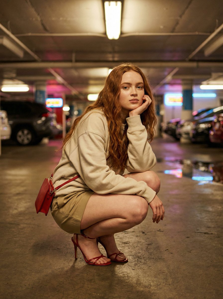 Urban Fashion Editorial in Underground Parking 3