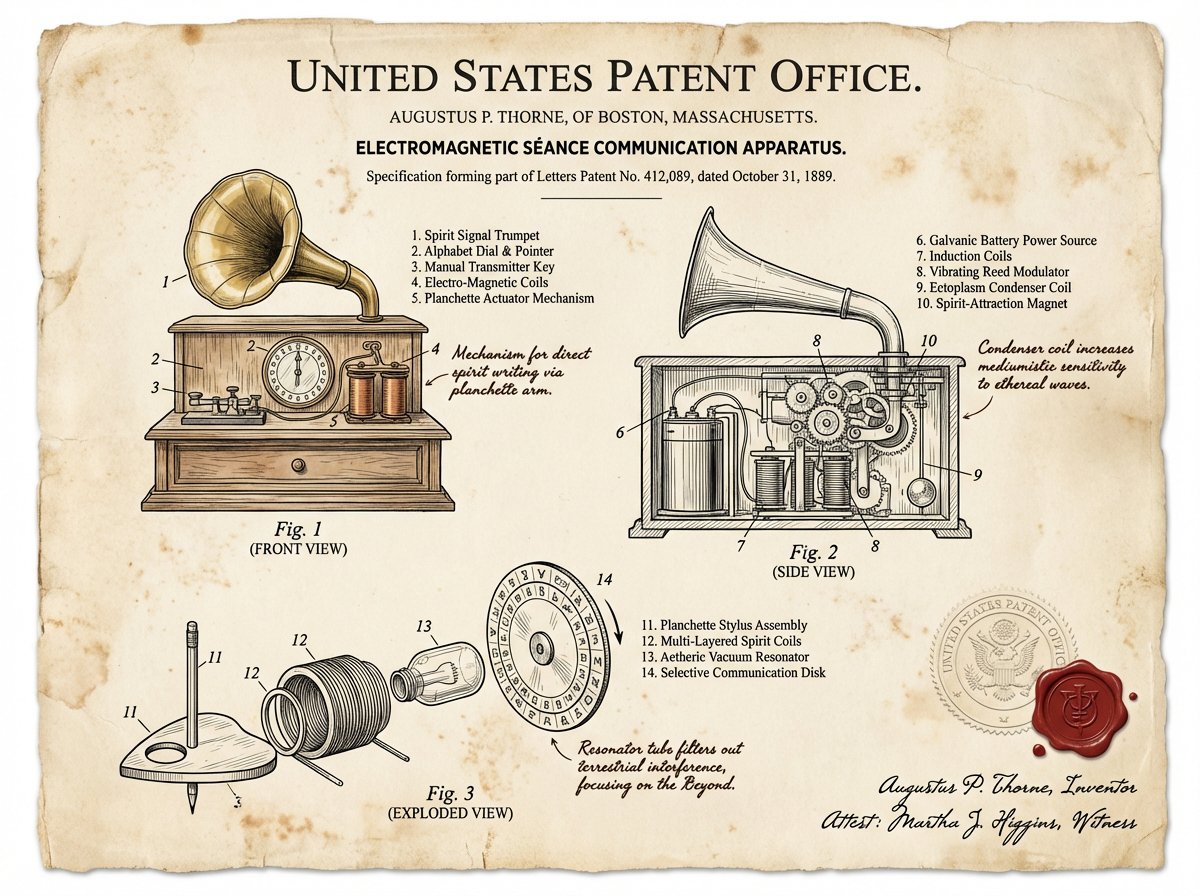 Vintage Patent Document for an Invention 3