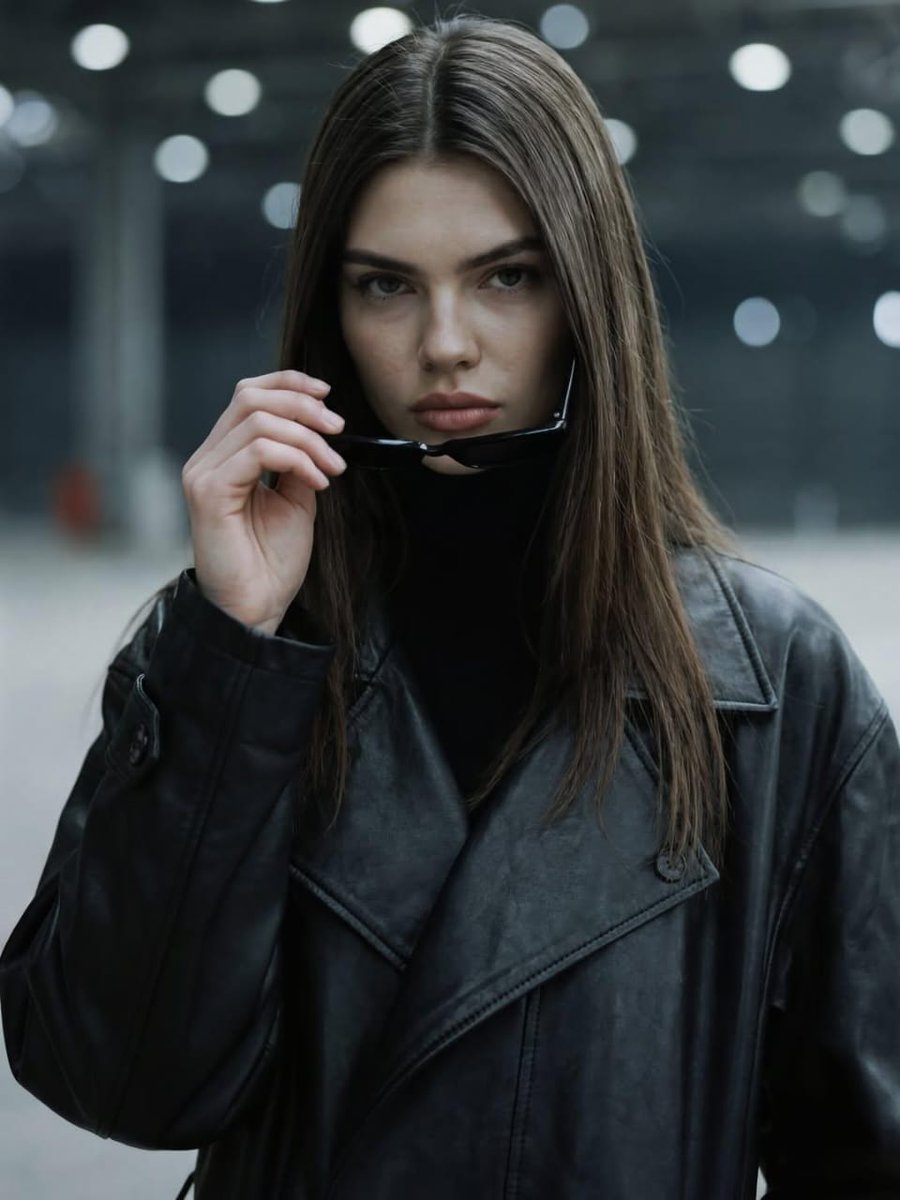 Dramatic Cinematic Portrait of a Confident Woman 1